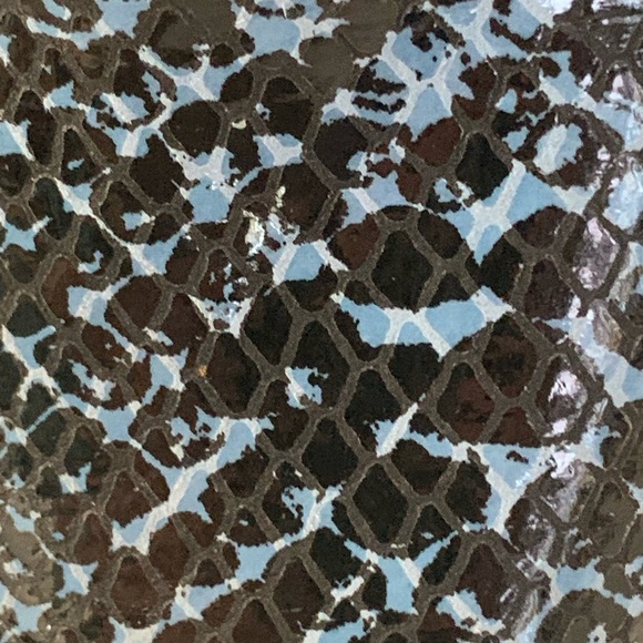 Calvin Klein Iyanna Blue Snakeskin Print Pointed Toe Mule SZ 8 - Picture 7 of 11